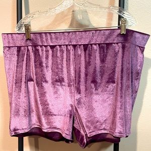 Torrid Curve Purple Velvet Sleep Shorts